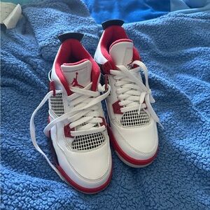 Jordan Kids Sneakers - White and Red